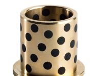 Bagues standards bronze auto-lubrifiantes à collerette (Equivalent SOBF)